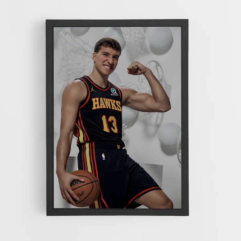 Poster Bogdan bogdanovic – affiche Basketball (vue 2)